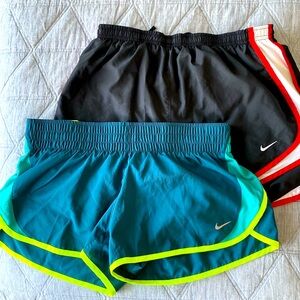 Two Pairs of Nike Dri-Fit Running Shorts
